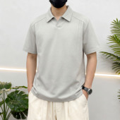 工作服印字印LOGO 定制文化衫 定制翻领POLO衫 拼接男女宽松短袖