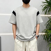 重磅结构款 定制班服中考高考金榜题名印字印图 拼接圆领男女·短袖