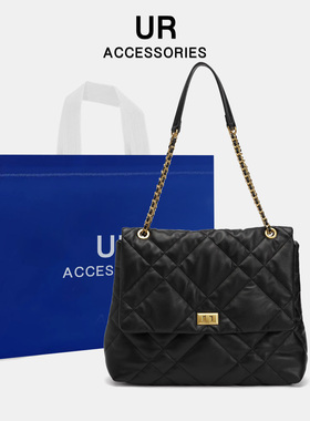 UR包包菱格链条包2025新款女包大容量轻便托特包单肩挎包通勤大包