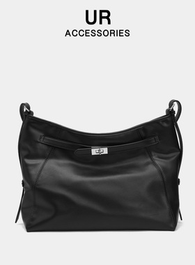 UR托特包包女2025新款女士时髦大容量单肩斜挎包上班通勤女包大包