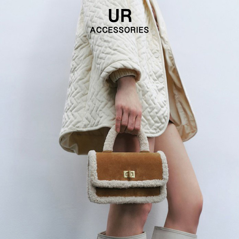 【官方旗舰】羊羔毛手提包