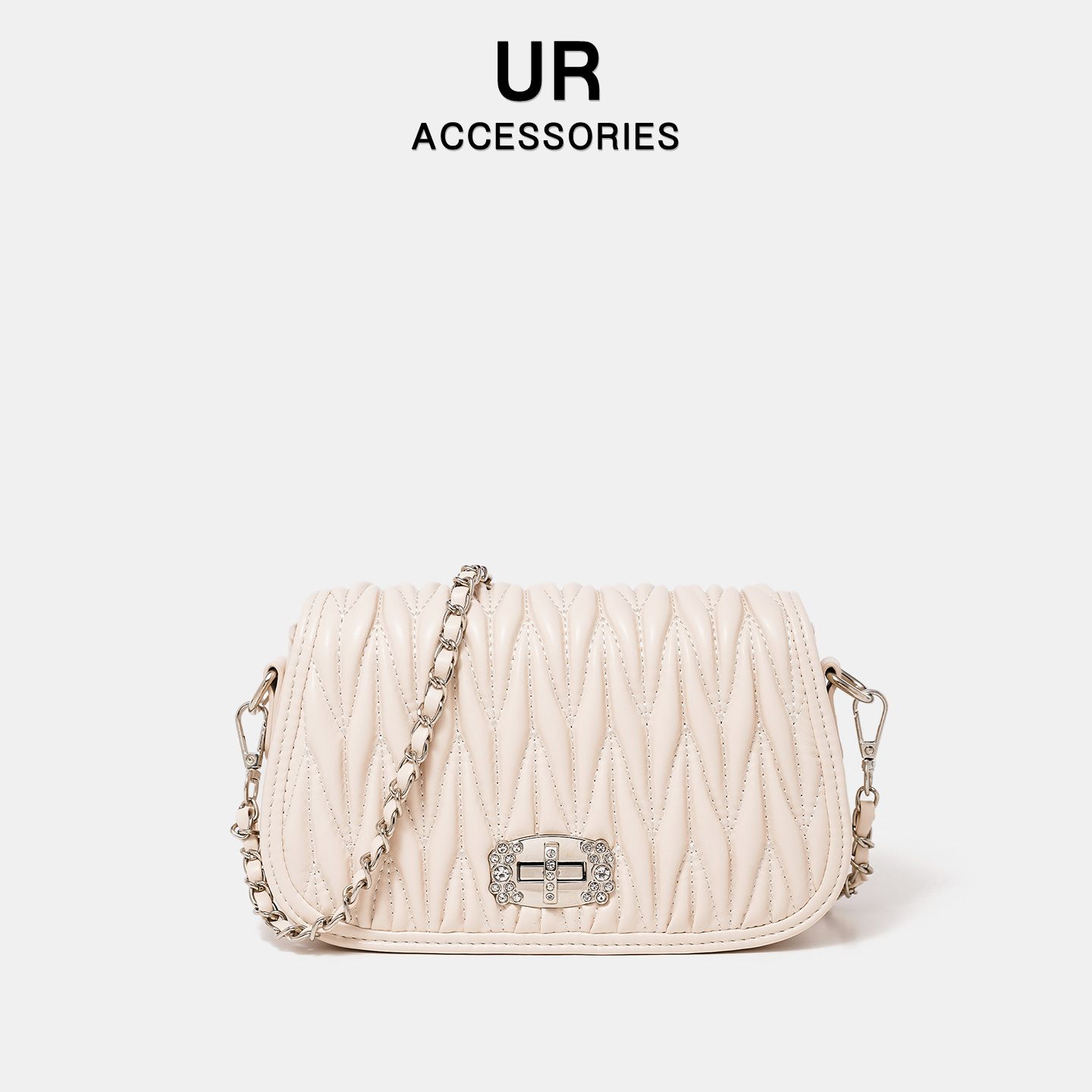 【旗舰店】洋气百搭钻石链条包