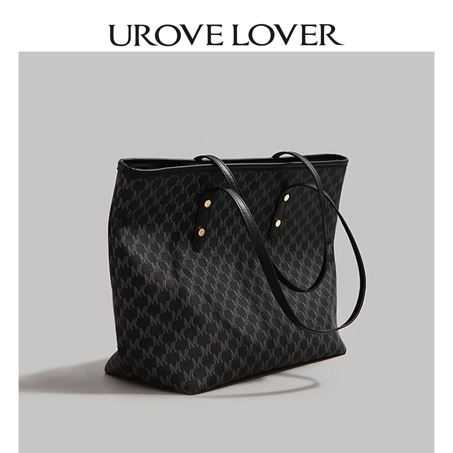 UR学生通勤托特包包女款2026新款大容量休闲腋下包高级百搭单肩包