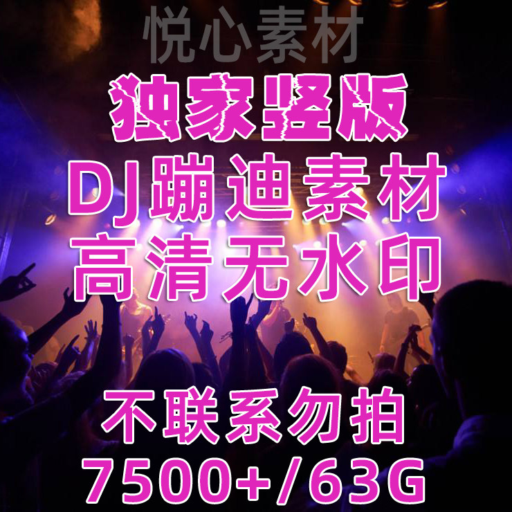 竖版酒吧夜店蹦迪热舞抖音自媒体音乐号混剪直播高清短视频dj素材