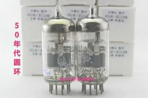 50年代荷兰吹喇6DJ8电子管代ECC88 6922 6N11苏联6H23N提供配对