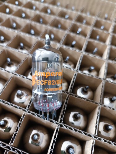 全新美国安普雷斯ECF82 6U8电子管代6F2 ECF802胆机功放提供配对