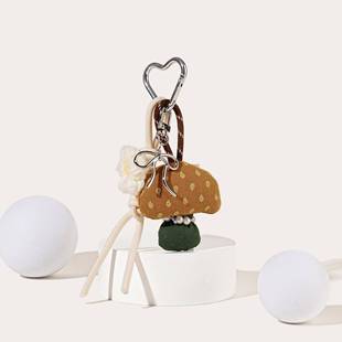 采购产品莫之缪包挂件，精美面料，蘑菇花娃娃，书包，双肩包挂件