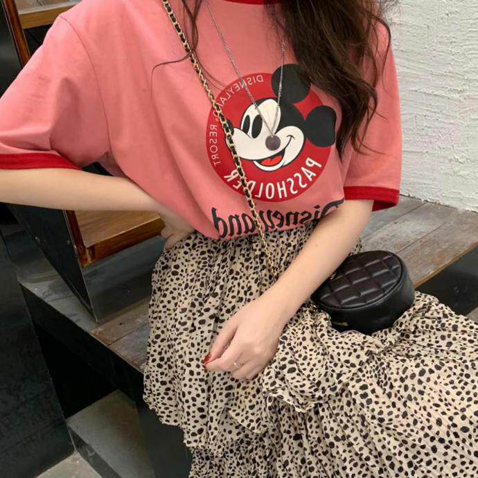 米奇t恤女短袖2020年新款夏装韩版宽松拼色米老鼠网红上衣ins超火在类目 女装/女士精品, T恤中 - 来自Buy2taobao.com提供专业的淘宝代购服务