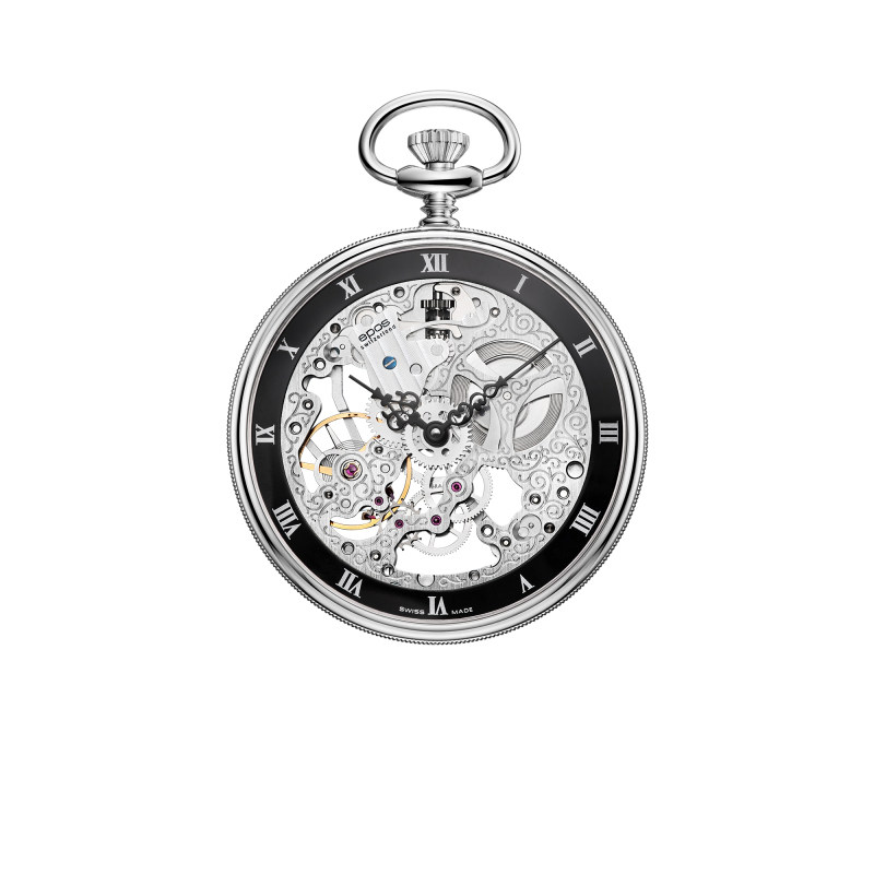 爱宝时EPOS 机械怀表男表镂空Pocketwatch系列2089.185.29.25.00