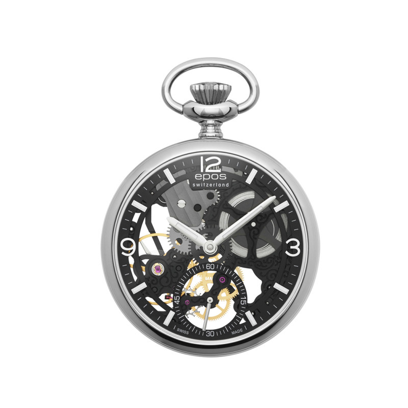 爱宝时EPOS 机械怀表男表镂空Pocketwatch系列2003.189.29.55.00