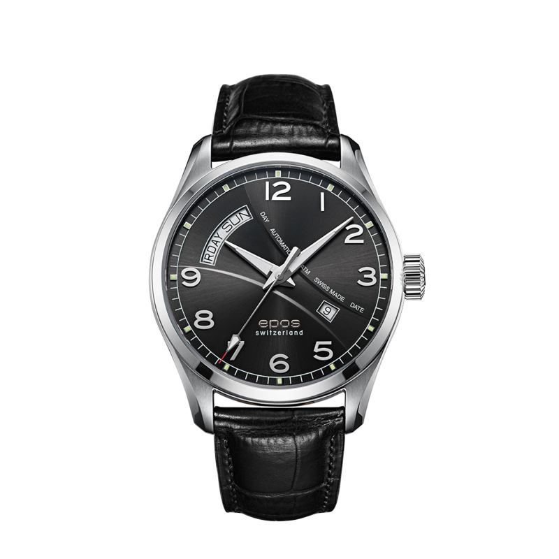 爱宝时EPOS 激情系列设计师-宝墨灰机械男表3402.142.20.34.25