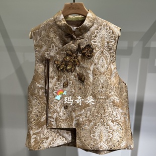 5990 X534M7256 香港艾米尔XMLEE2025年秋冬新款 马甲外套