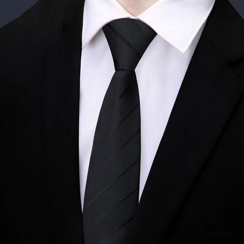 领带男士正装商务蓝红黑色学生职业结婚新郎韩版手打领带