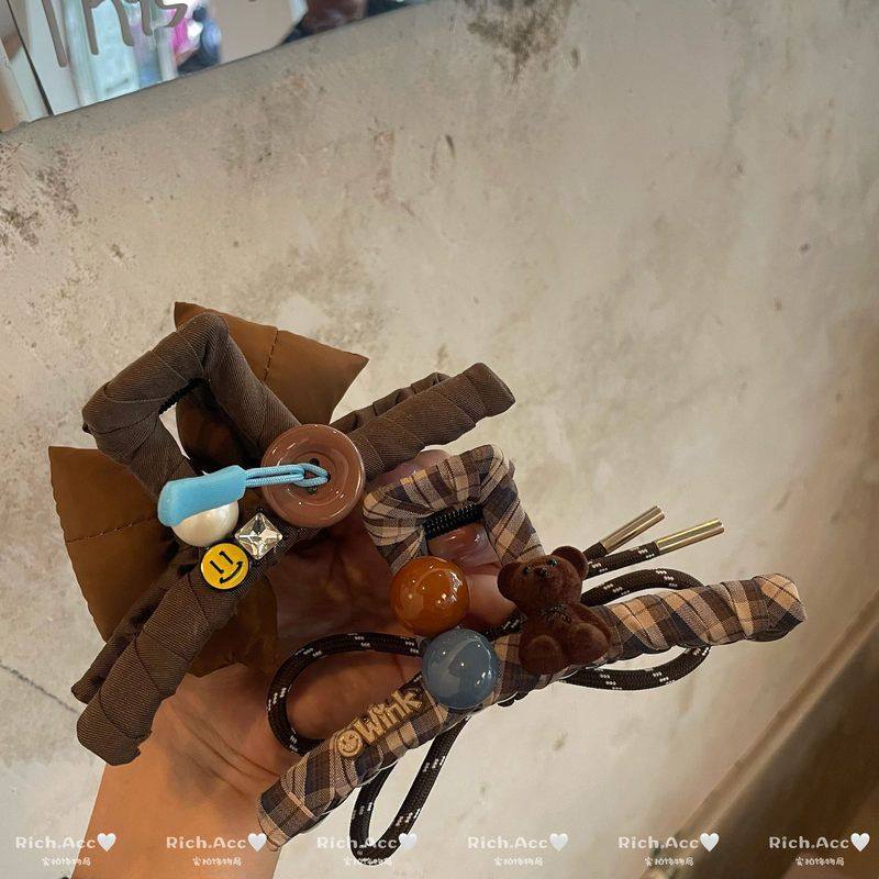 【实拍】巧克力焦糖咖色系蝴蝶结