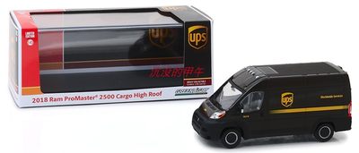 GreenLight 绿光 1/43 UPS - Dodge RAM 2500 HighRoof Car Van