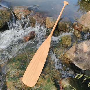 木质海狸尾船桨划浆woodenship海狸尾船桨公园娱乐手摇海狸尾船桨