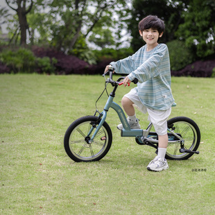 萌大圣EB01八向调节可伸缩铝合金儿童自行车3-9岁男/女孩成长骑士