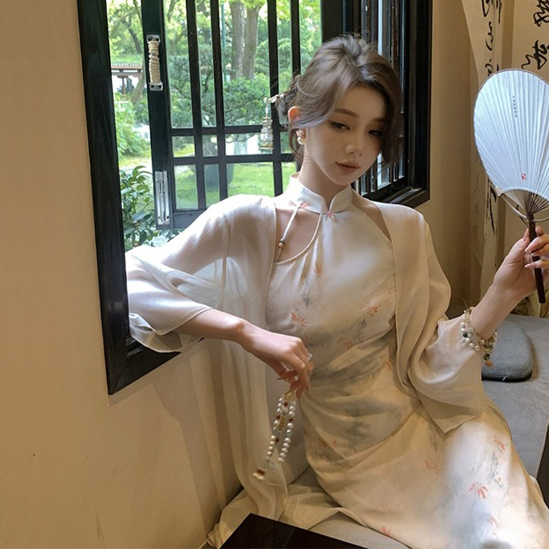 新中式女装国风改良旗袍年轻款