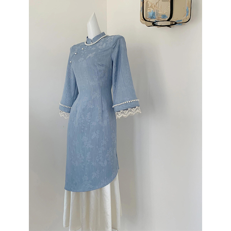 新中式国风改良旗袍裙女