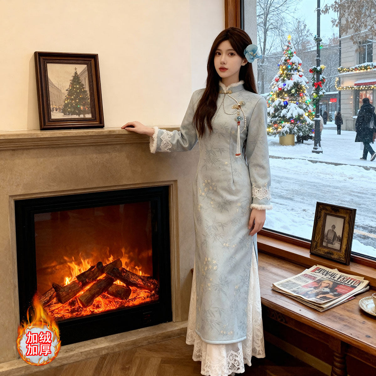 2025年巨好看新款女中式改良旗袍