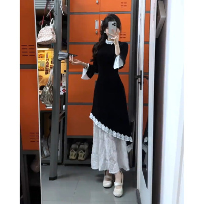 新中式复古绝美改良旗袍连衣裙子