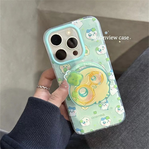 四叶草吉伊卡哇萌磁吸适用OPPOreno9手机壳10pro软a58/a93/6女72k12x防摔findx7pro/x6/A2pro个性k9创意A1a55