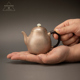 宽山堂999纯银手工制作淞庐急须200ml泡茶壶复古茶具日式 茶道银壶