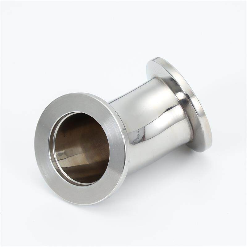 新款不锈钢304真空45°快装弯头/快装接头卡箍连接弯头kf16/kf包