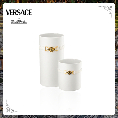 【新品】Rosenthal Meets Versace美杜莎'95金扣复古款陶瓷花瓶