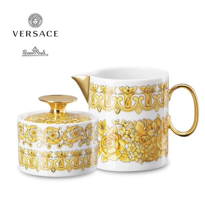 Rosenthal meets Versace 范思哲美杜莎狂想曲下午茶奶缸糖缸