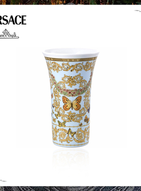 Versace Meets Rosenthal 蝴蝶花园陶瓷花瓶家居装饰摆件乔迁礼品