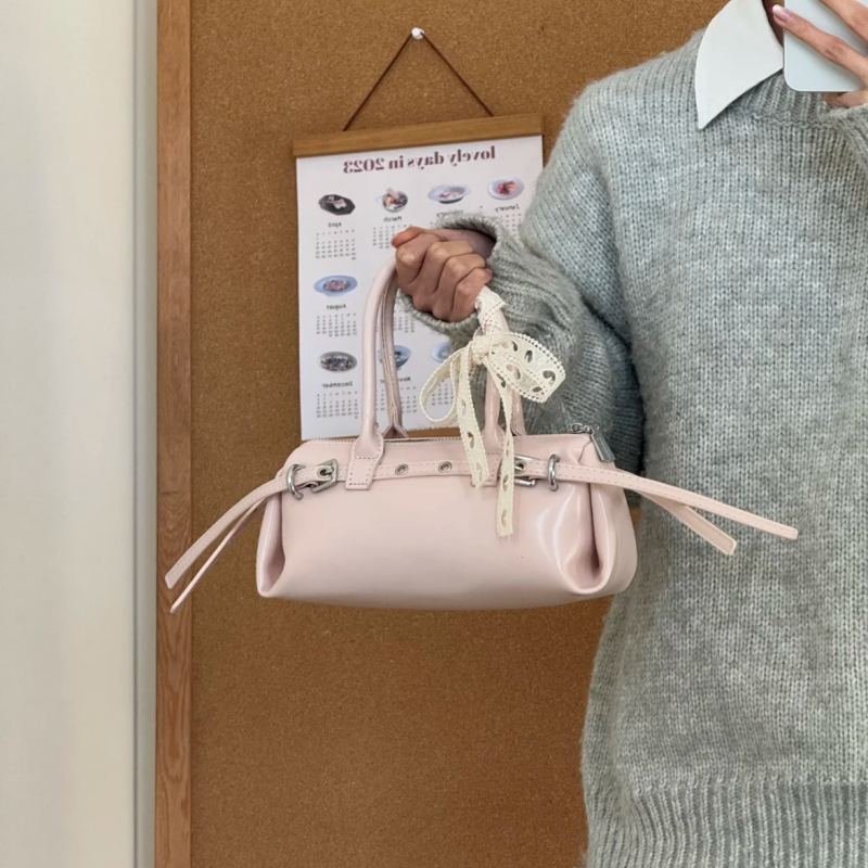 赵露思同款腊肠手提包包女