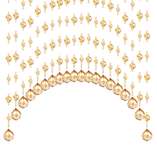 门帘珠帘水晶隔断客厅玄关屏风卫生间卧室过道风水装饰珠链免打孔