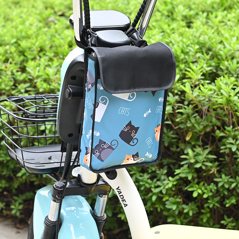 电动车挂物包防水手机包充电器立体储物收纳神器电瓶车前置小挂袋