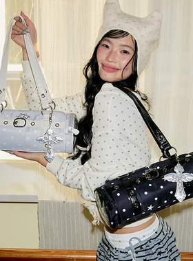 LOLA DESIGN守护星韩女Y2K铆钉痛包2026新款小众设计感单肩腋下包