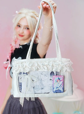 LOLA DESIGN绸缎痛包小食量 通勤学生党日系二次元大肠痛腋下包女