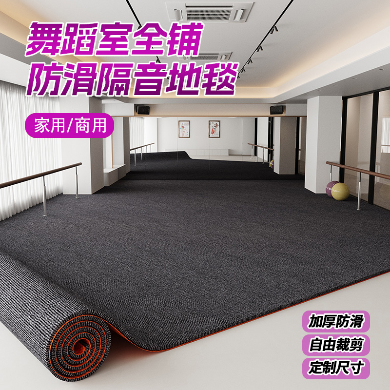 大面积地毯整铺全铺满铺可裁剪防滑隔音运动地垫舞蹈跳绳防震减震