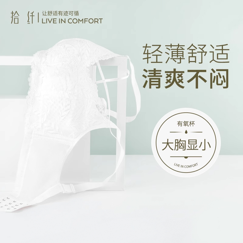 内衣大胸显小胸收副乳防下垂夏季