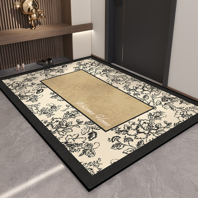入户门地垫高级感进门玄关垫子家用大门口防滑耐脏地毯门外可裁剪