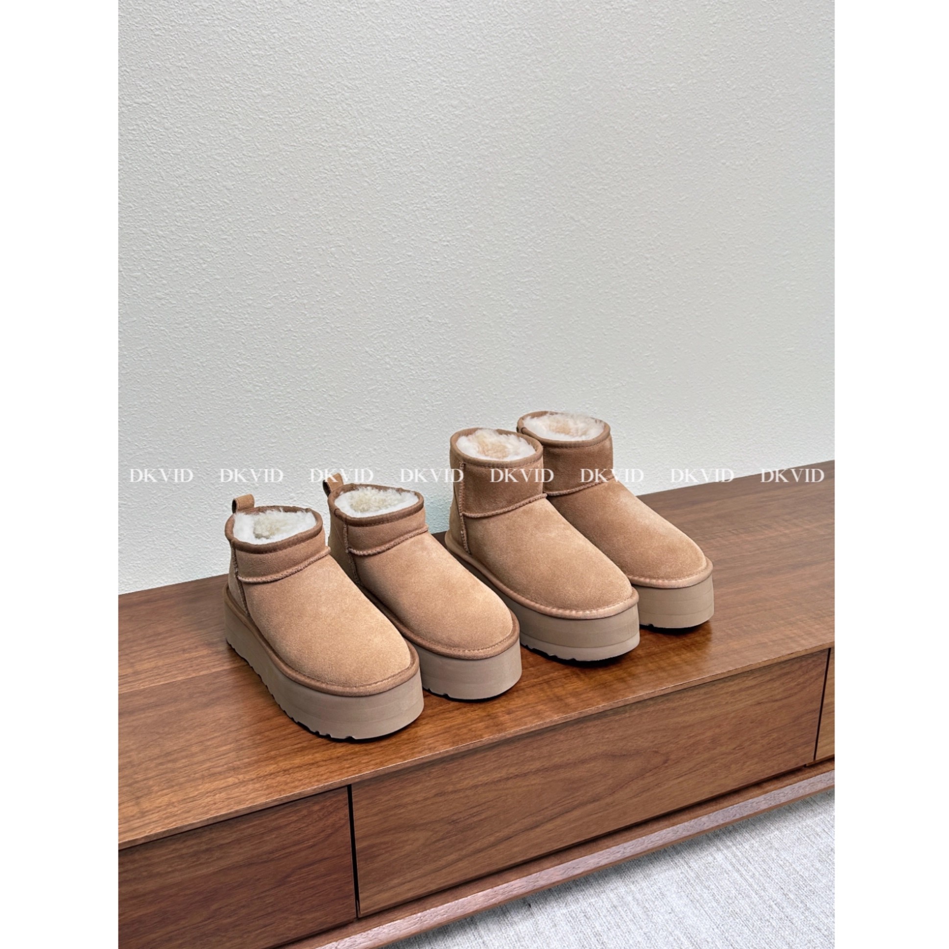 mini短筒厚底增高加绒棉鞋