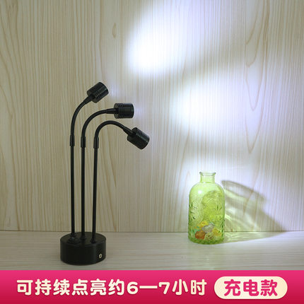 射灯夜市摆摊专用led灯明装高亮度照明充电灯免布线可移动地摊灯