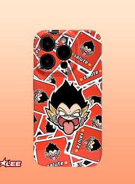 李馆长原创七龙珠悟天克斯适用iPhone17ProMax动漫大孔小米15硬壳光面小孔菲林苹果14/13华为磨砂保护壳