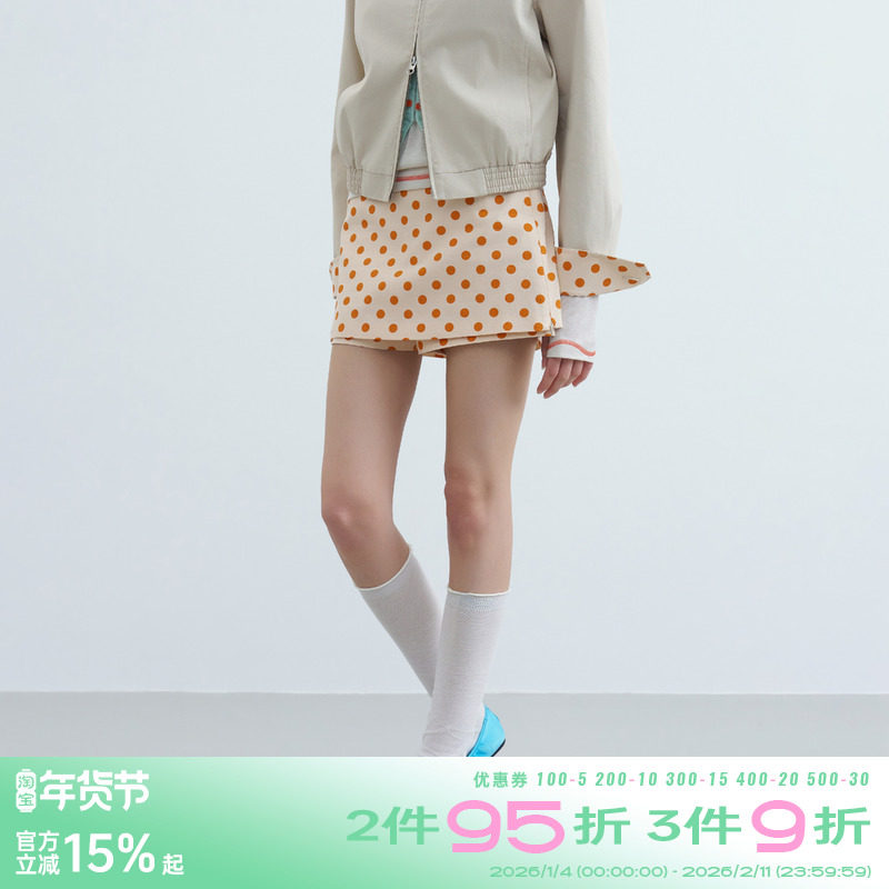 riverstone plus 少女风度假波点半身短裙女休闲修身显瘦甜美裙裤,女装/女士精品,淘宝优惠券,粉丝福利购,淘宝优惠卷