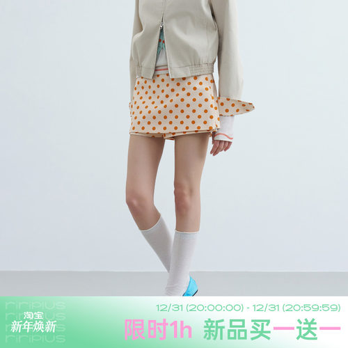 riverstone plus 12.31 20:00 买一送一 度假波点短裙裙裤