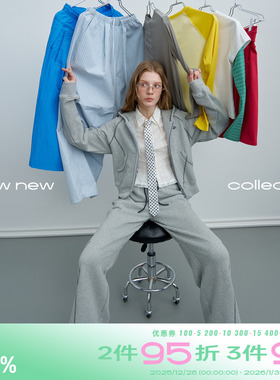 riverstone plus 纯色明线拉链开衫运动卫衣套装女秋宽松休闲卫裤