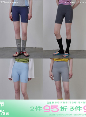 riverstone plus 收腹提臀瑜伽短裤女2025夏季新款外穿打底运动裤