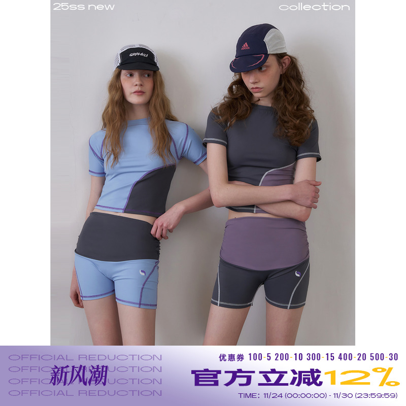 宽松夏季运动瑜伽两件套装