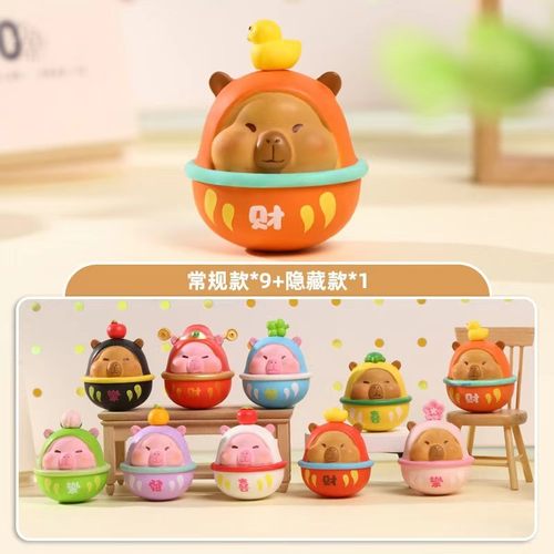 驰猫桌面摆件热门网红卡通傻豚有