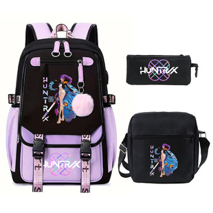 开学季KPop Demon Hunters猎魔女团韩版学生书包儿童背包笔袋套装