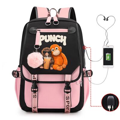 跨境热卖punchmonkey拳击猴印花